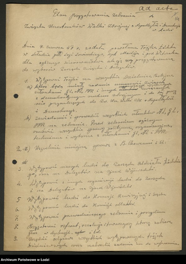 Obraz 15 z jednostki "Związek Uczestników Walki Zbrojnej o Niepodległość i Demokrację; deklaracje [członkowskie], wnioski odznaczeniowe"