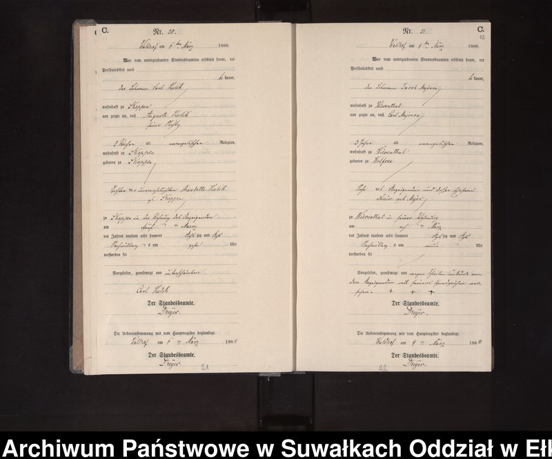 image.from.unit.number "Sterbe-Neben-Register des Königlichen Preussischen Standes-Amtes Orlen Kreis Loetzen"
