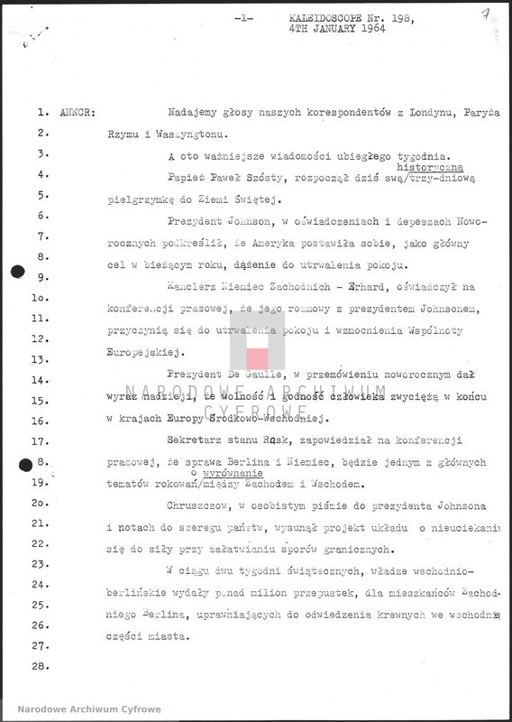 Obraz 8 z jednostki "Skrypty audycji z dnia 04.01.1964"