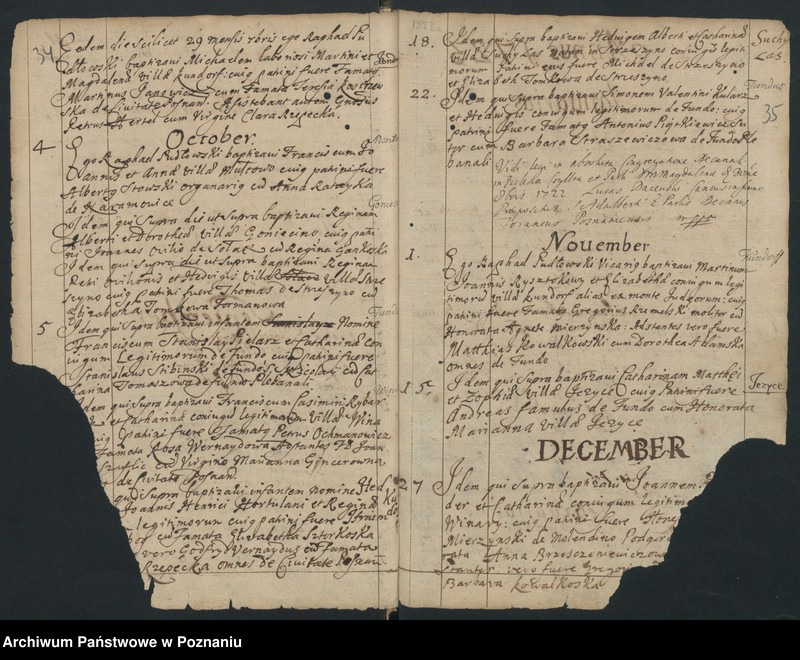 Obraz 19 z jednostki "Księga chrztów i małżeństw"