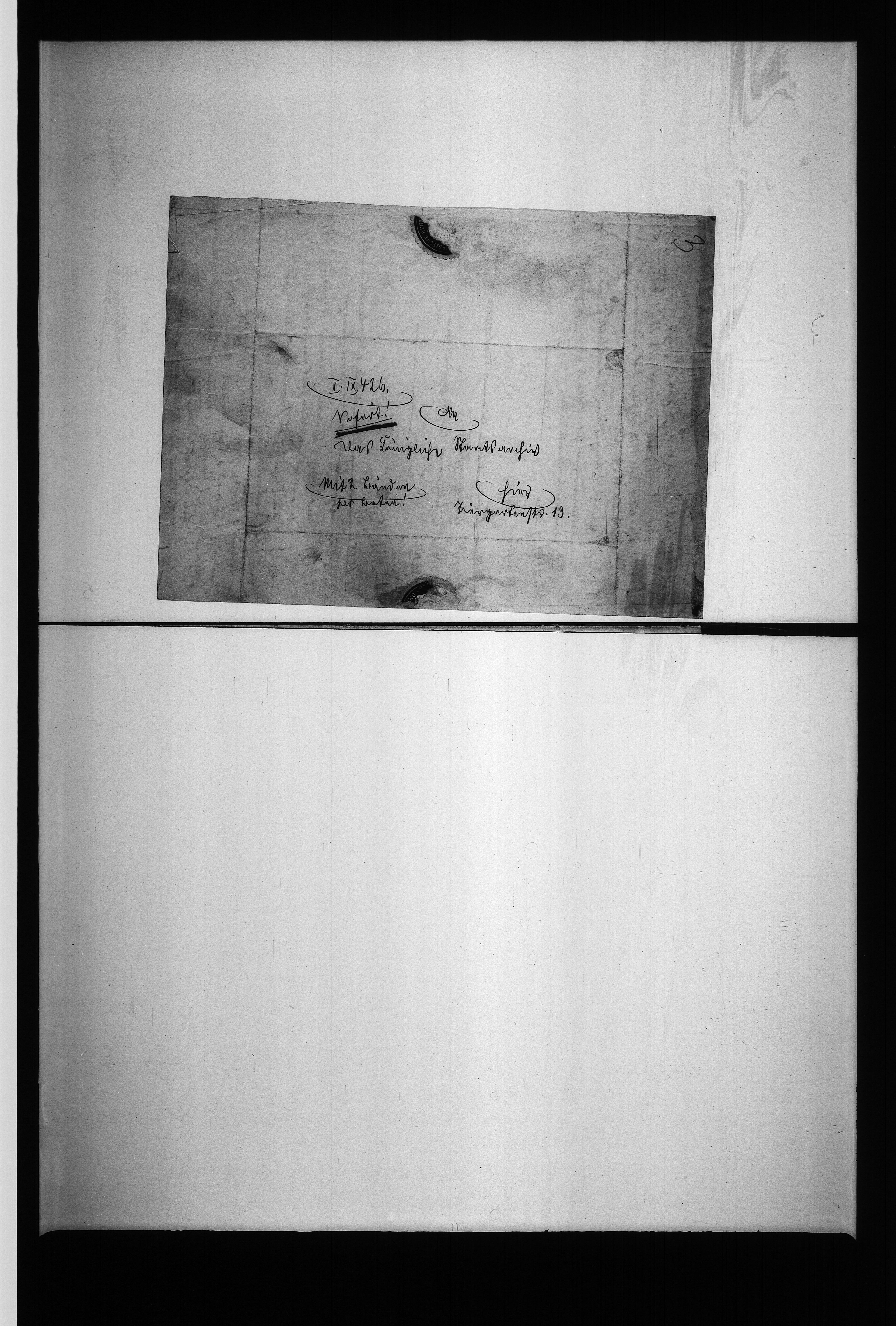 image.from.unit.number "Verzeichniss I über diejenigen Akten welche dem Staats Archiv Breslau übersandt worden sind"