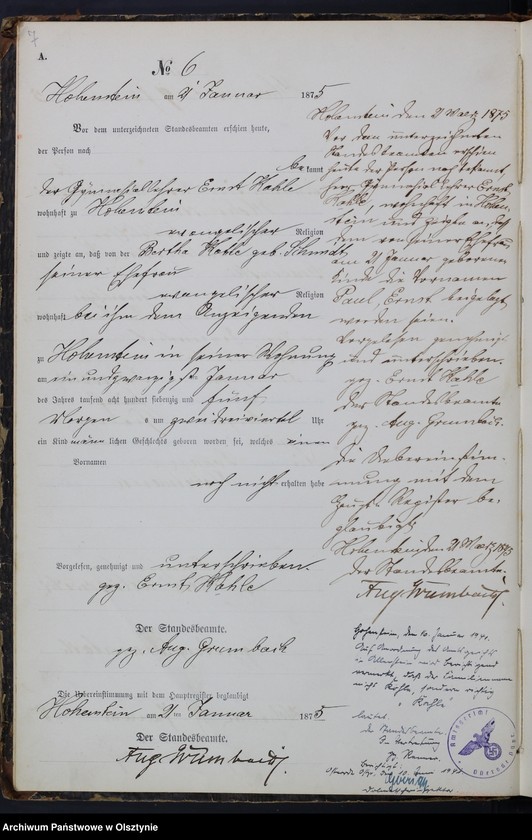 image.from.unit.number "Geburts-Neben-Register Nr 1 - 78"