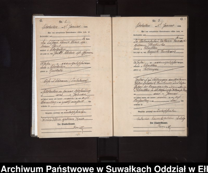 image.from.unit.number "Sterbe-Haupt-Register des Königlichen Preussischen Standes-Amtes Nikolaiken Kreis Sensburg"
