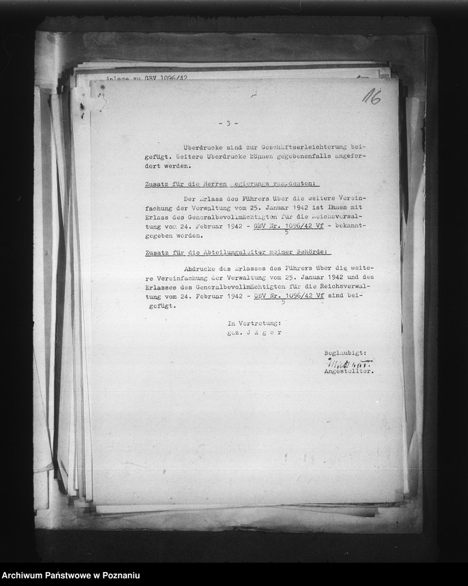 Obraz 20 z jednostki "Zarządzenia w sprawie uproszczenia administracji"