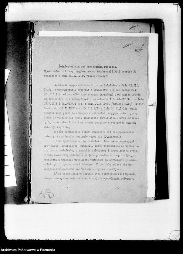 Obraz 5 z jednostki "/Pisma ogólne wojewody, materiały dotyczące starostów i wojewodów itp../"