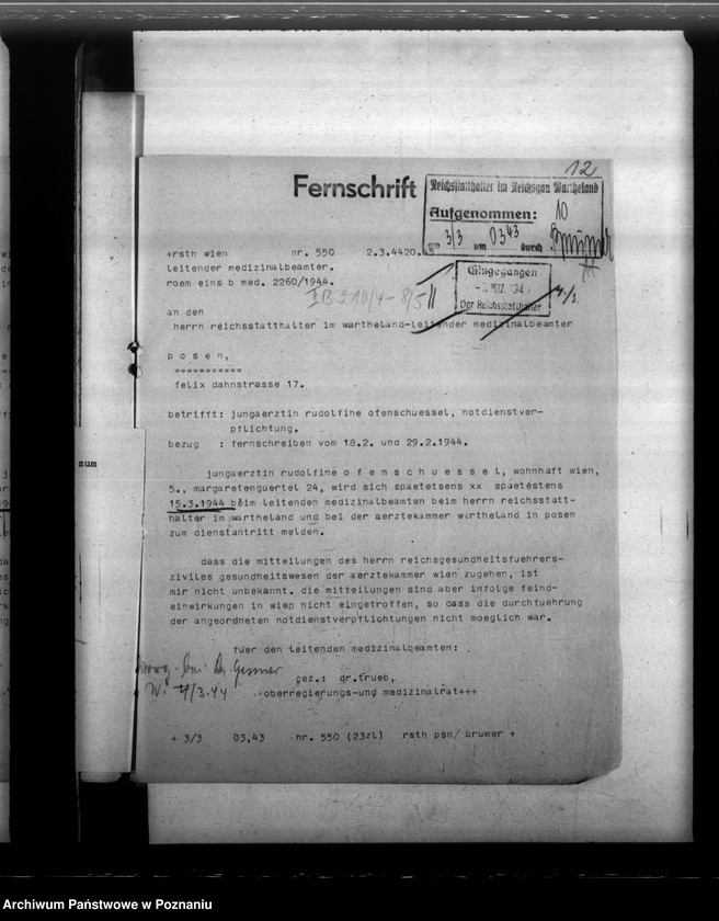 Obraz 15 z jednostki "Notdienstverpflichtung der Ärzte"