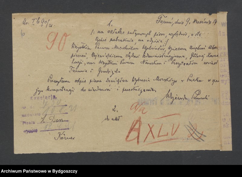 image.from.unit.number "Sprawy innych wydziałów, opracowane w Wydziale Prezydialnym. Tom II"