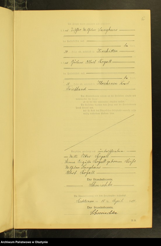 image.from.unit.number "Heiraths-Neben-Register Nr 1 - 14 [ Księga małżeństw - wtóropis ]"