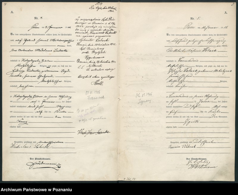 Obraz 5 z jednostki "Księga miejscowa urodzeń"