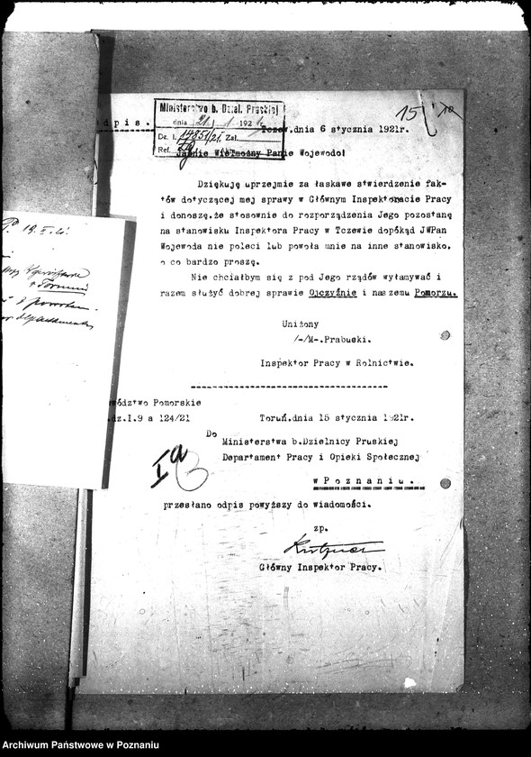 Obraz 19 z jednostki "Inspektor Pracy; Tczew"