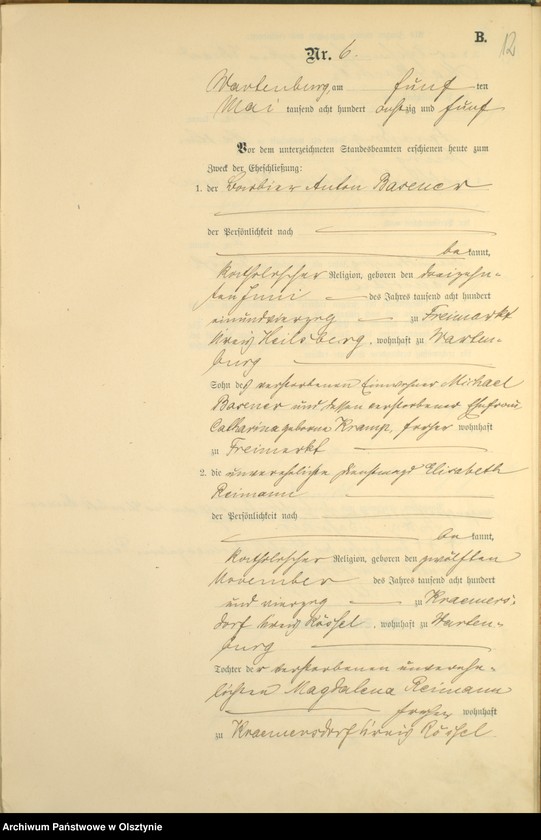 image.from.unit.number "Heiraths-Haupt-Register Nr 1 - 34"