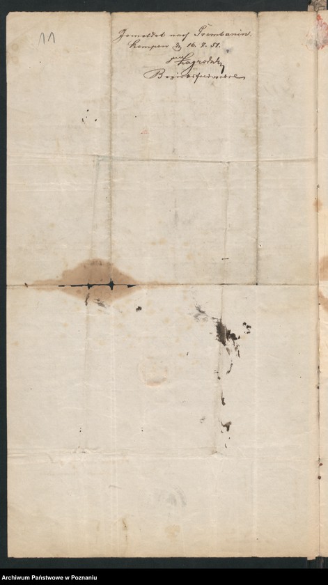 Obraz 15 z jednostki "A. betr. die Feststellung der Heimatsverhältnisse des Josef Berger aus Grembanin geboren in Baranowitz , Kreis Rybnik"