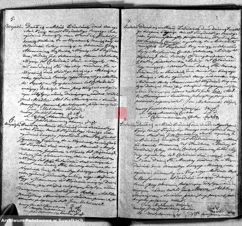 image.from.unit.number "Duplikat Urzędnika Stanu Cywilnego Parafii Żydowskich z Lejpun, Wejsiej i Łoździej Okręgu Łoździejskiego Urodzonych, Zaślubionych i Umarłych z roku 1833"