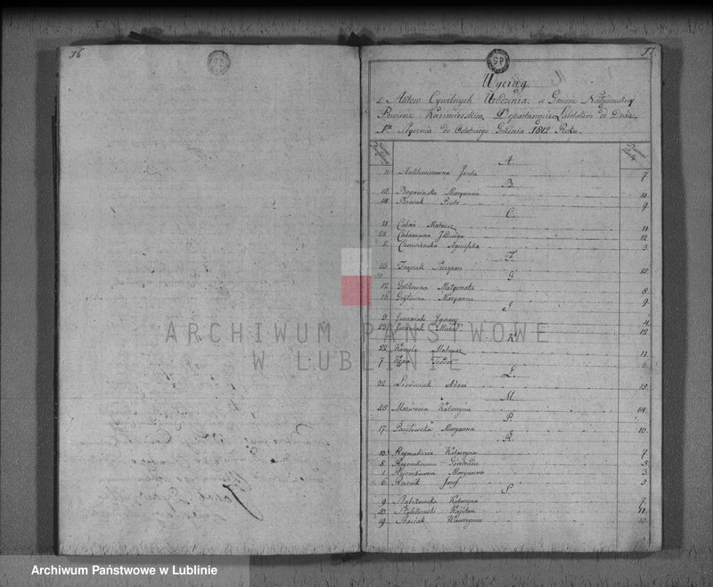 image.from.unit.number "Księga urodzeń, zapowiedzi, małżeństw i zgonów"