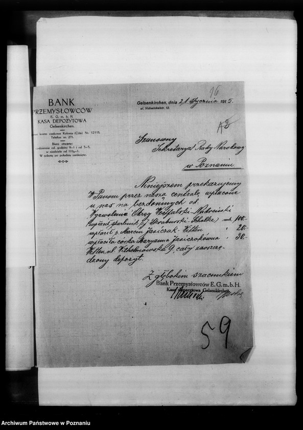 Obraz 20 z jednostki "Dary dla uchodźców i korespondencja różna."