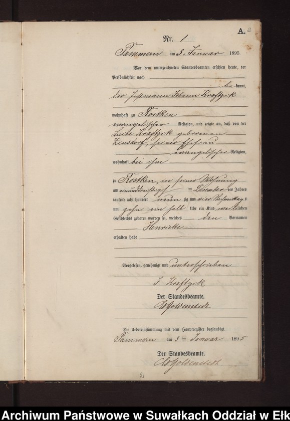 image.from.unit.number "Geburts-Neben-Register des Preussischen Standes-Amtes Neuhoff Kreis Loetzen"