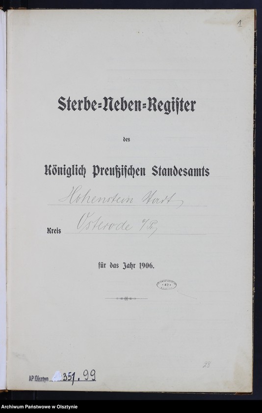 image.from.unit.number "Sterbe-Neben-Register Nr 1 - 38"