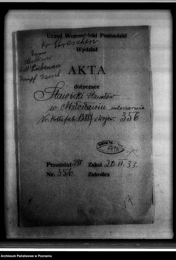 Obraz 4 z jednostki "Mleczarnia w Miłosławiu powiat wrzesiński St. Stawicki nr woj. 356"