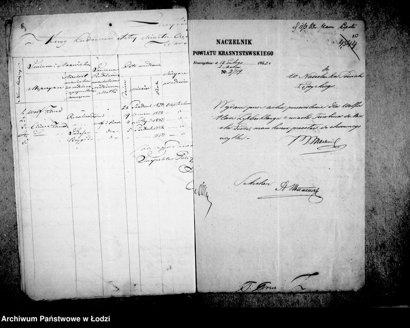 Obraz 12 z jednostki "Akta w przedmiocie przesiedleńców"