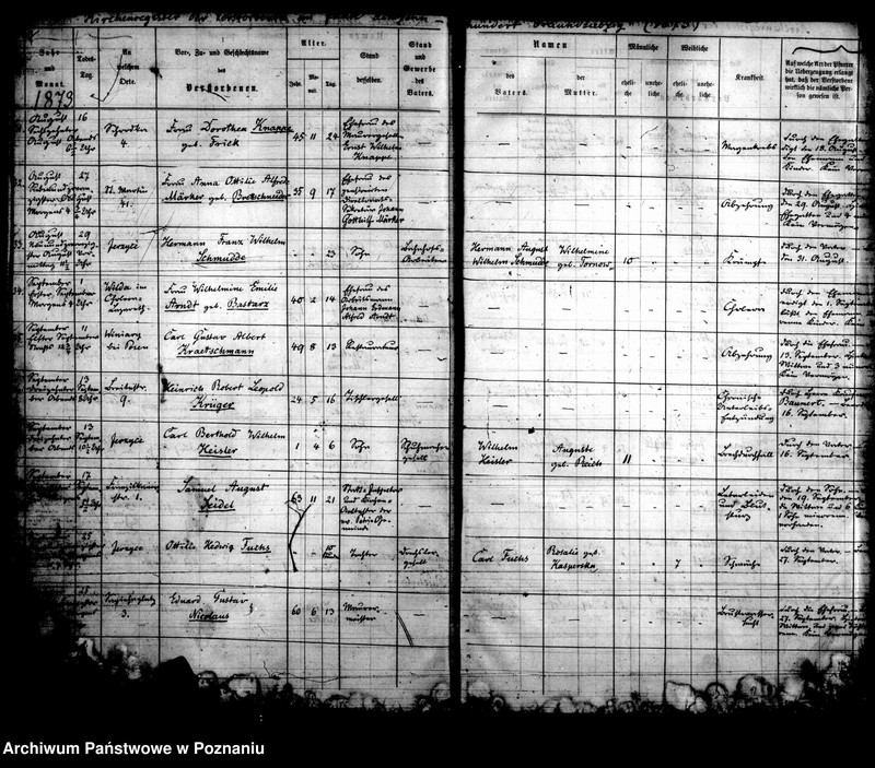 Obraz 6 z jednostki "Kirchenbuch Verstorbenen"