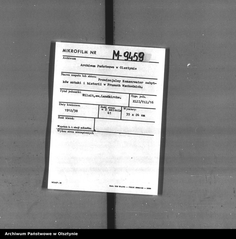 image.from.unit.number "Tilsit, evangelische Landkirche"