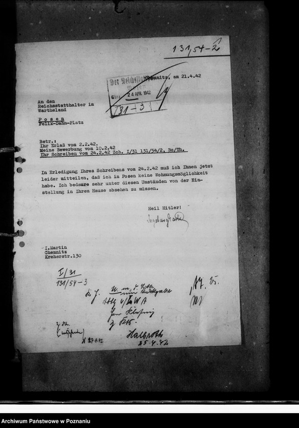 Obraz 5 z jednostki "Bewerbungen um Anstellung"