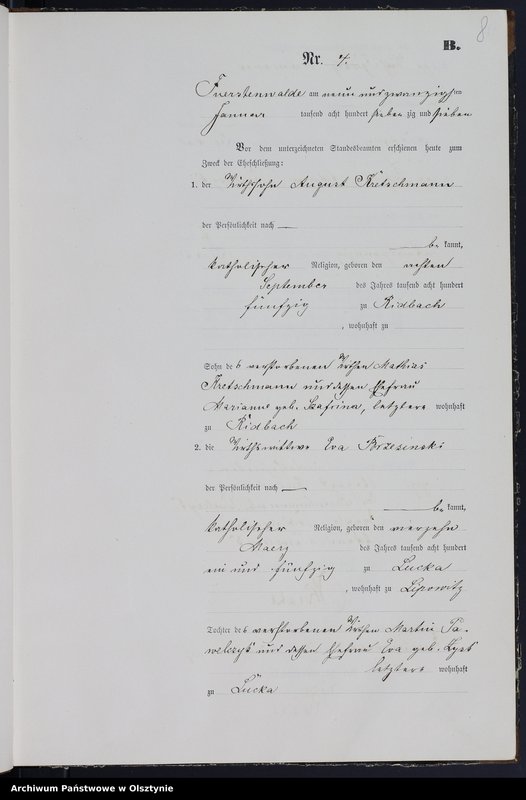 image.from.team "Urząd Stanu Cywilnego w Księżym Lasku pow. szczycieński"