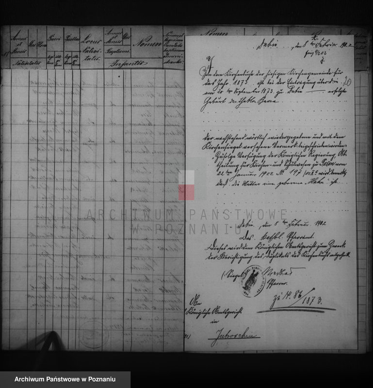 image.from.unit.number "Duplikatus baptisatorum, copulatorum, mortuorum"