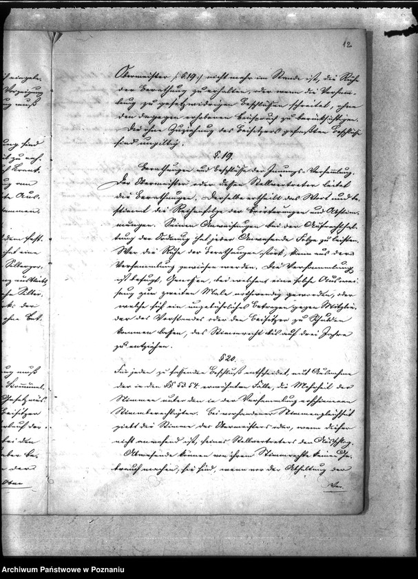 Obraz 16 z jednostki "Statut der Zimmer-Schiffbauer-Mühlenbauer- und Brunnenmacher-Innung zu Posen"