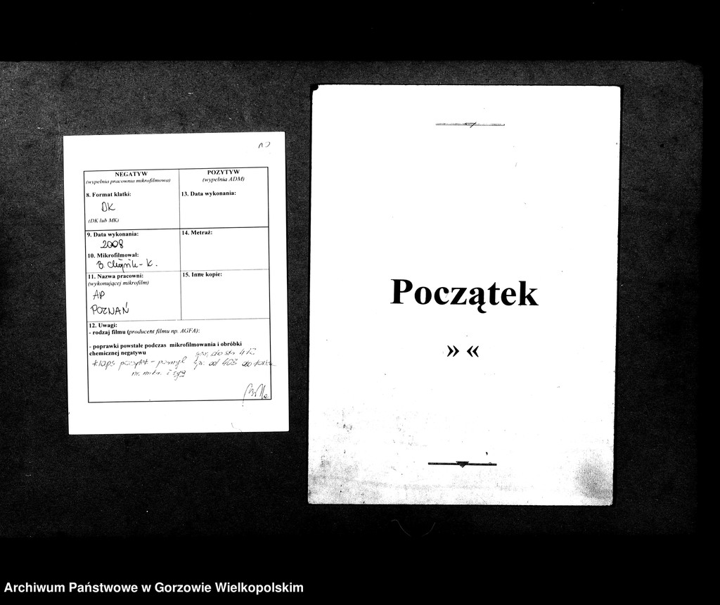 image.from.unit.number "Duplikate der Kirchenbücher von der Parochie Gralow: Gralow (Gralewo) mit Bergkolonie (Górki), Krieningswerder (Krzynka), Gralower Untermühle, Jahnsfelde (Janczewo), Zantoch (Santok)"