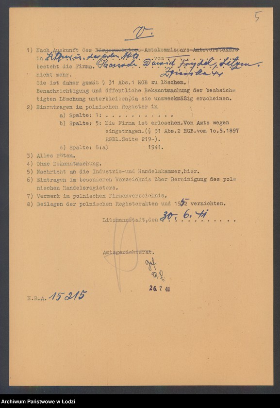 Obraz 7 z jednostki "Henoch Dawid Frydel – sprzedaż naczyń kuchennych"