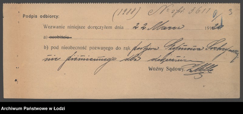 Obraz 5 z jednostki "Liberman, Warszawski i Bracia Kohn- sprzedaż przędzy bawełnianej i manufaktury"