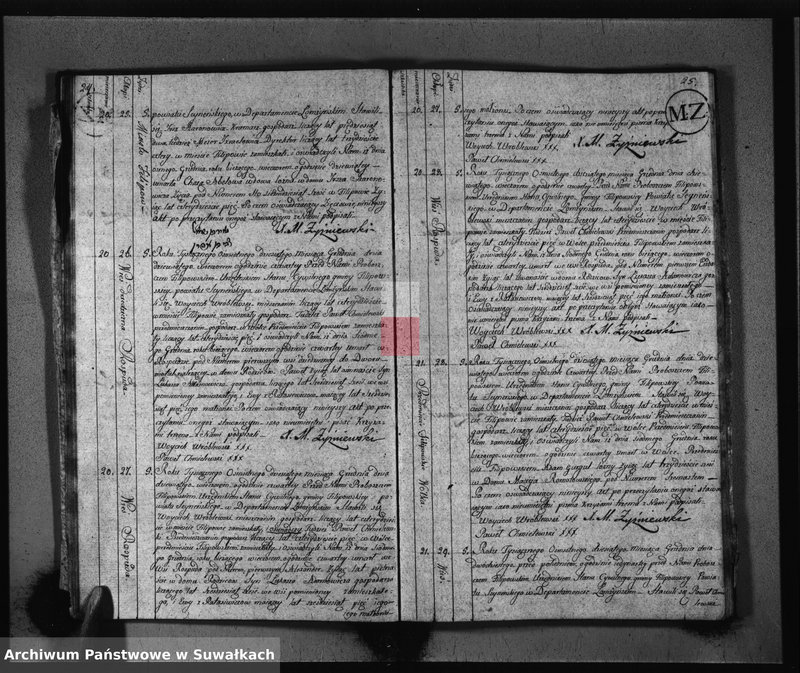 Obraz 15 z jednostki "Akta Zeszłych Gminy Filipowskiey od 1go Maja 1810 Ru aż do ostatnich dni Grudnia 1811 r."