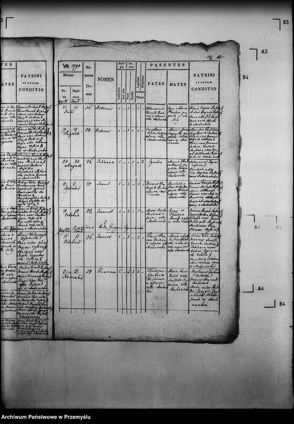 Obraz 20 z jednostki "[Kopie ksiąg metrykalnych parafii Mochnaczka Niżna z filią Mochnaczka Wyżna (dekanat Muszyna)]"