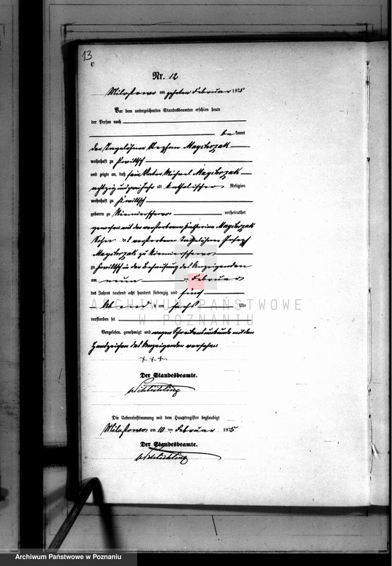 Obraz 10 z jednostki "Księga zgonów"