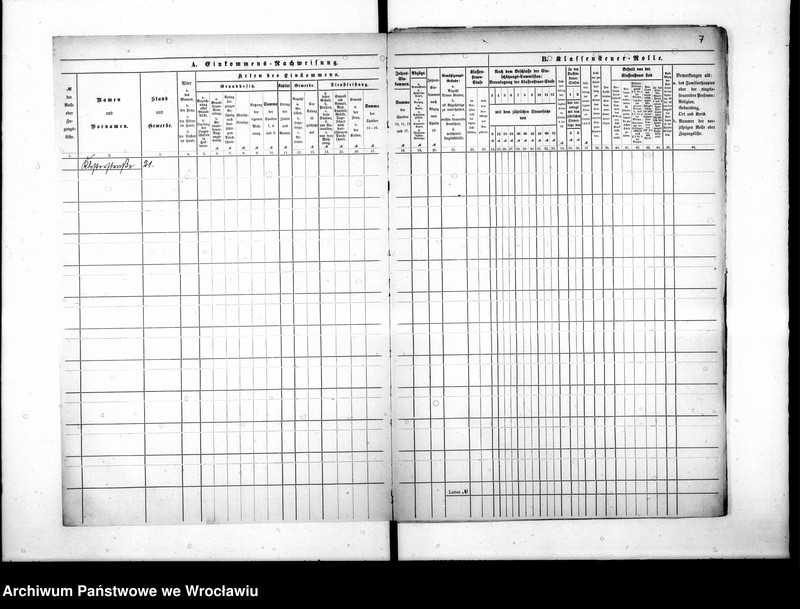 image.from.unit.number "Klassensteuerrolle nebst Eikommens - Nachweisung"