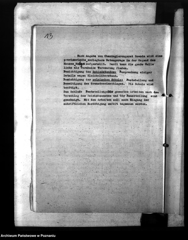 Obraz 17 z jednostki "Prace budowlane w zakładzie wychowawczym NSDAP w Rydzynie"