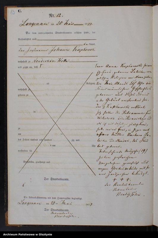 image.from.unit.number "Sterbe-Neben-Register Nr 1 - 26"