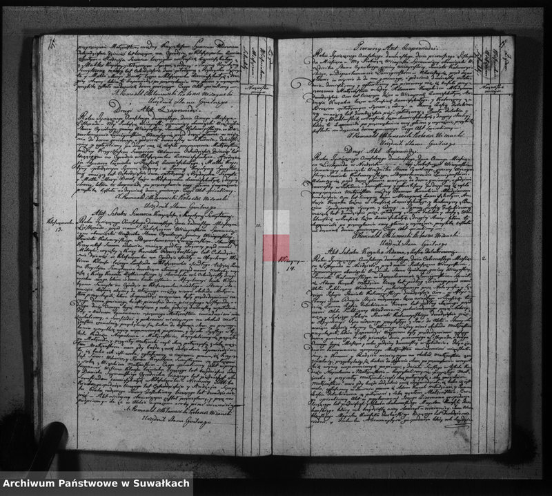 image.from.unit.number "Księga do zapisywania aktów cywilnych małżeństwa gminy wiżajńskiey, departamentu łomżyńskiego, powiatu kalwaryjskiego"