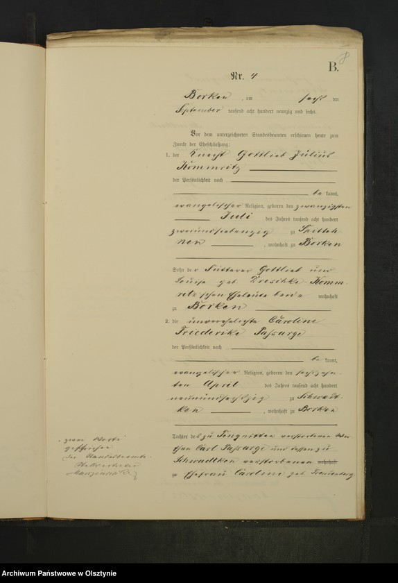 image.from.unit.number "Heiraths-Neben-Register Nr 1 - 11"