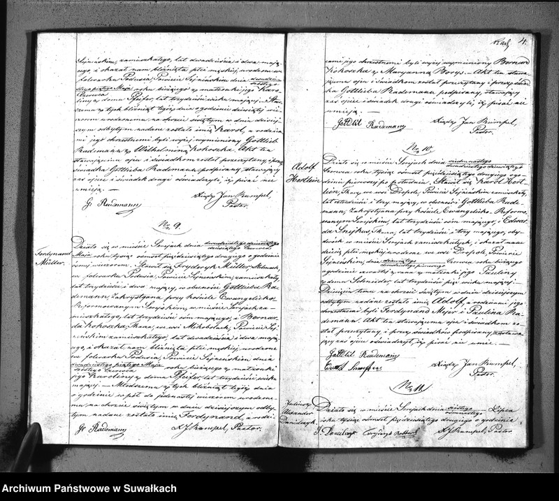 image.from.unit.number "Duplikat Aktów Stanu Cywilnego Urodziń, Małżeństw i Zejść Parafii Ewangelicko-Reformowanej Serejskiej na rok 1852"