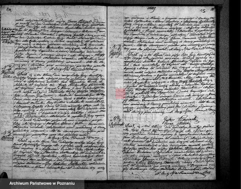 Obraz 10 z jednostki "Duplikat urodzonych, zaślubionych i zgonów"