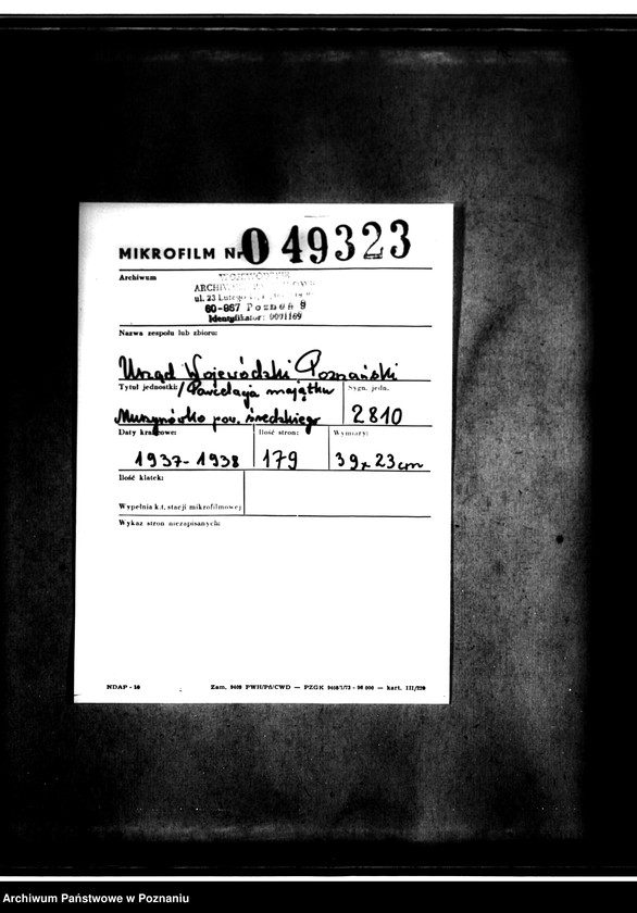 Obraz 2 z jednostki "/Parcelacje majątku Murzynówko powiat średzki/"