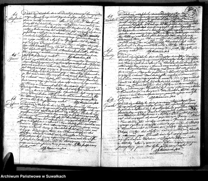 image.from.unit.number "Duplikat Aktów Urodzonych, Zaślubionych i Zmarłych Parafii Kaletnickiej."