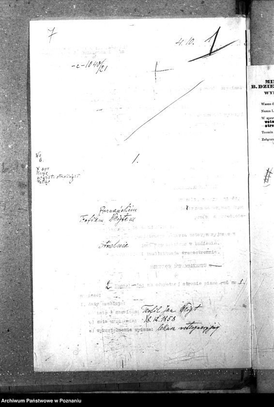 Obraz 11 z jednostki "Pow. lekarz Weterynaryjny Strzelno"