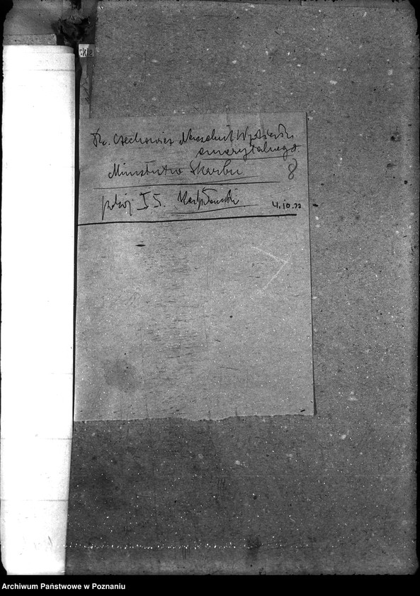 Obraz 16 z jednostki "Sprawy osobowe - ogólne Byli urzędnicy niemieccy - personalne"