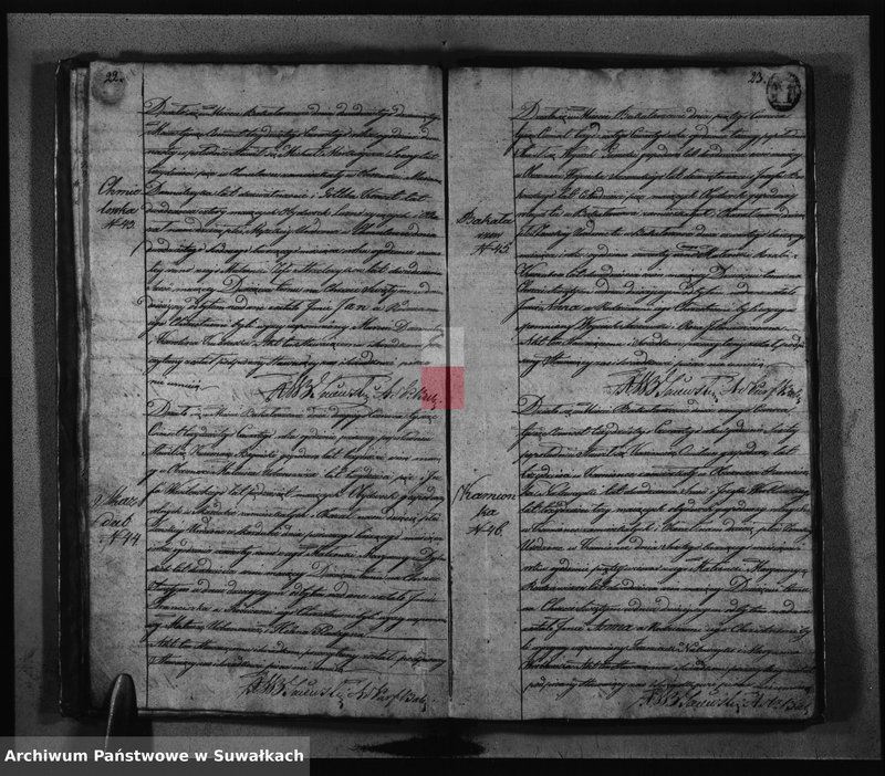 image.from.unit.number "Księga Duplikat Urodzonych, Zaślubionych Umarłych z roku 1834 Parafij Bakałarzewskiey Przeznaczona do Archiwum Hipotecznego Powiatu Dąbrowskiego"