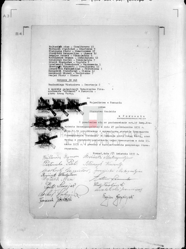 Obraz 8 z jednostki "/Towarzystwo Przemysłowe,,Sobieski" Poznań/"