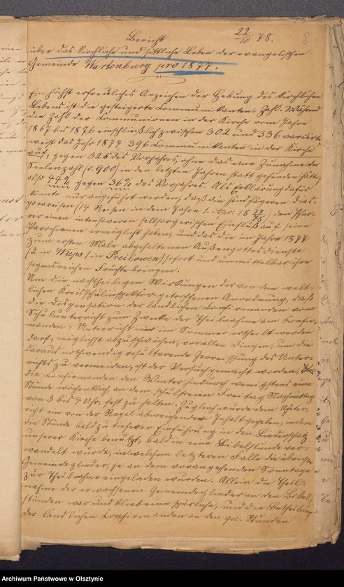 image.from.unit.number "Berichten über der kirchlichen und sittlichen Zustande des Kirchspiels"