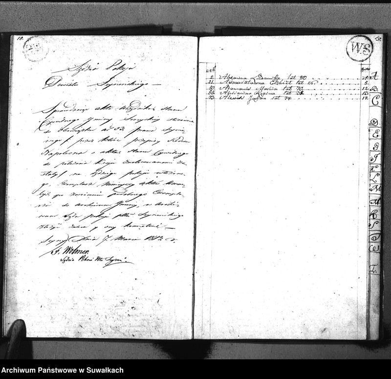 image.from.unit.number "Akta umarłych gminy sereyskiey od 1-go stycznia 1812 aż do ostatniego grudnia"